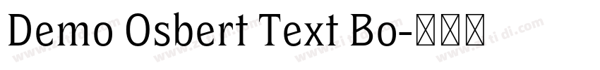 Demo Osbert Text Bo字体转换